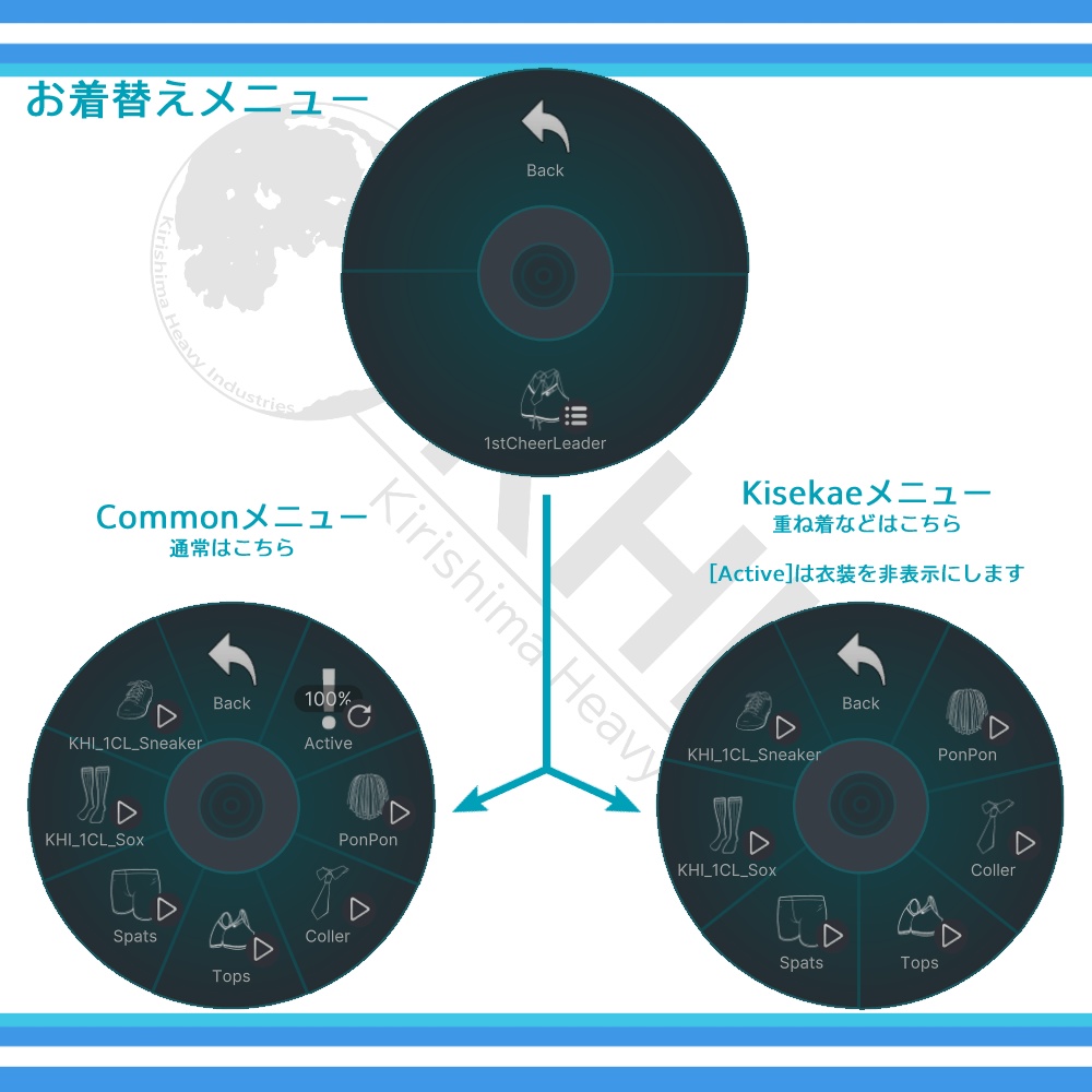 『1stCheerLeader』アバター追加衣装