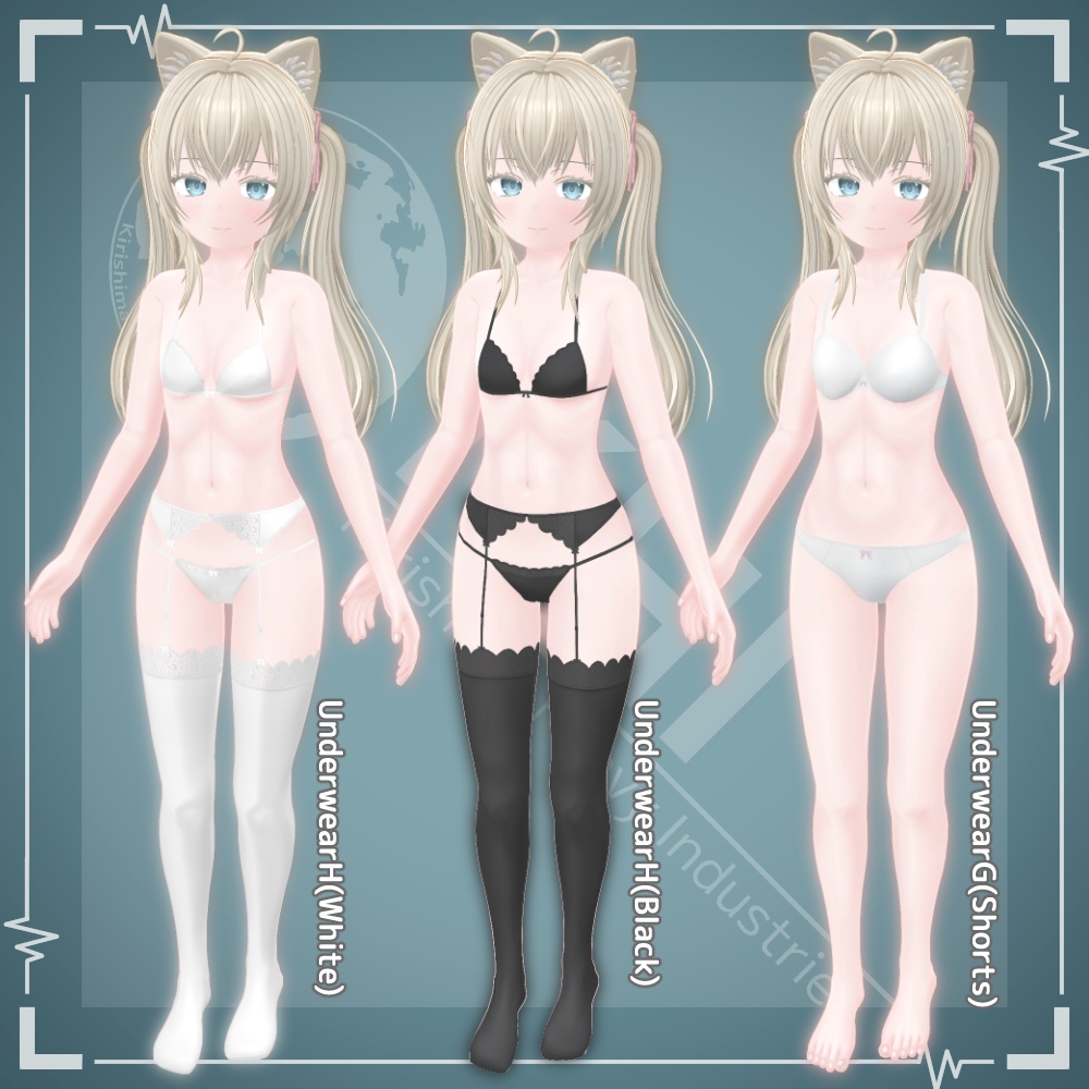 オリジナル3Dモデル『テレシア -Teresia-』