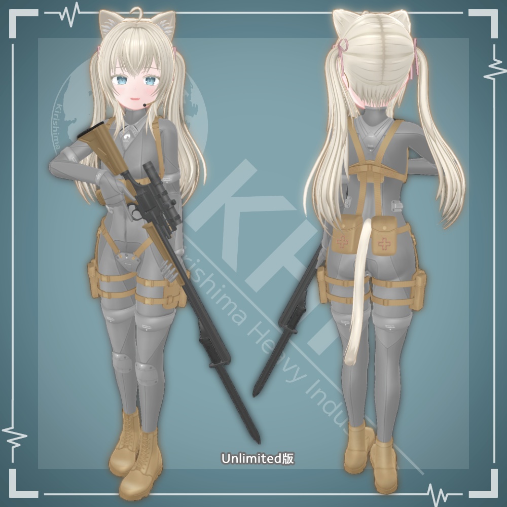 オリジナル3Dモデル『テレシア -Teresia-』