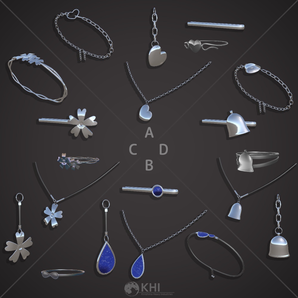 『AccessoryCollectionVol.1』アバター向けアクセサリー