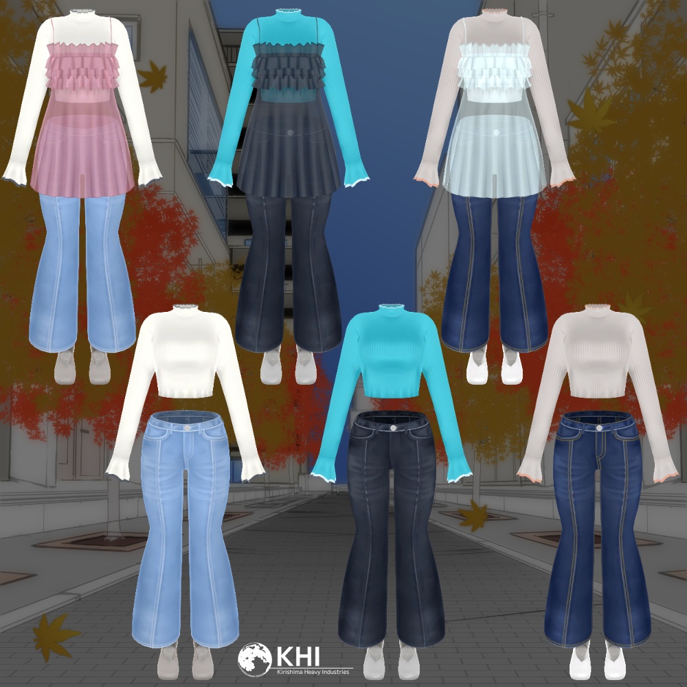 『SheerAutumn -シアーオータム-』アバター追加衣装