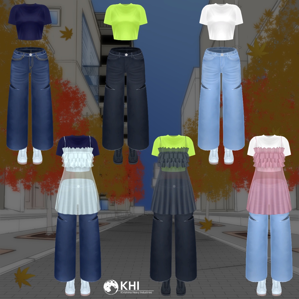 『SheerAutumn -シアーオータム-』アバター追加衣装