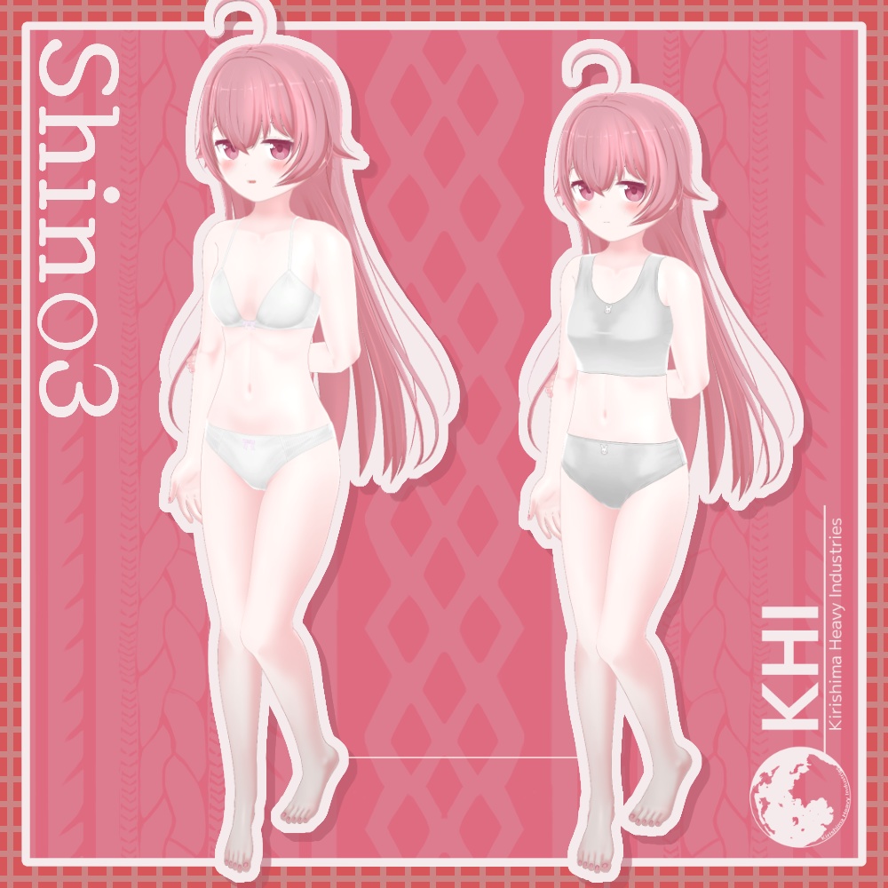 オリジナル3Dモデル『Shino3 -the origin-』