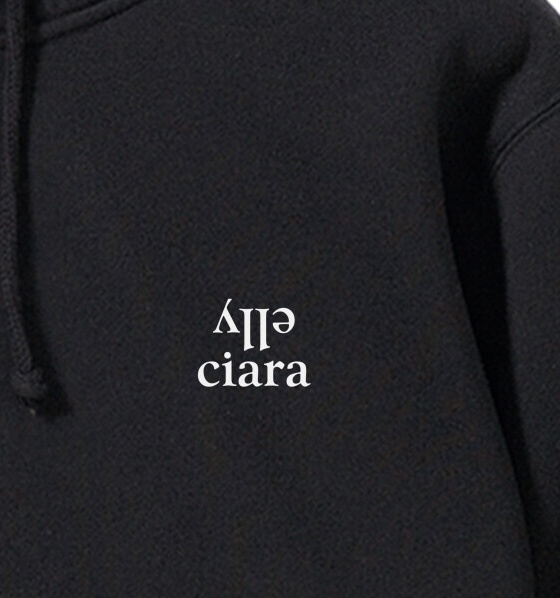 elly ciara 裏起毛スウェットフルジップパーカー