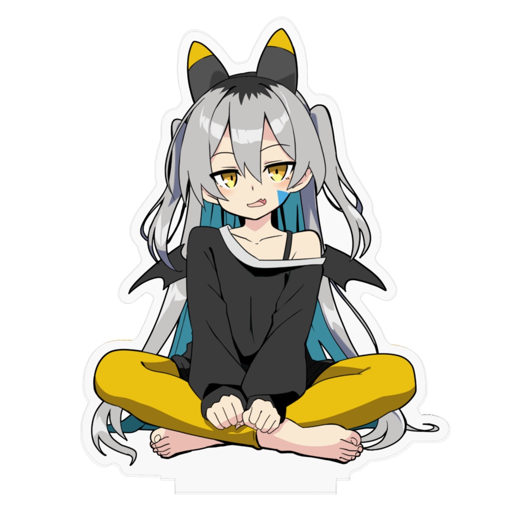 おじさんのお座りアクリルフィギュア(2サイズ)