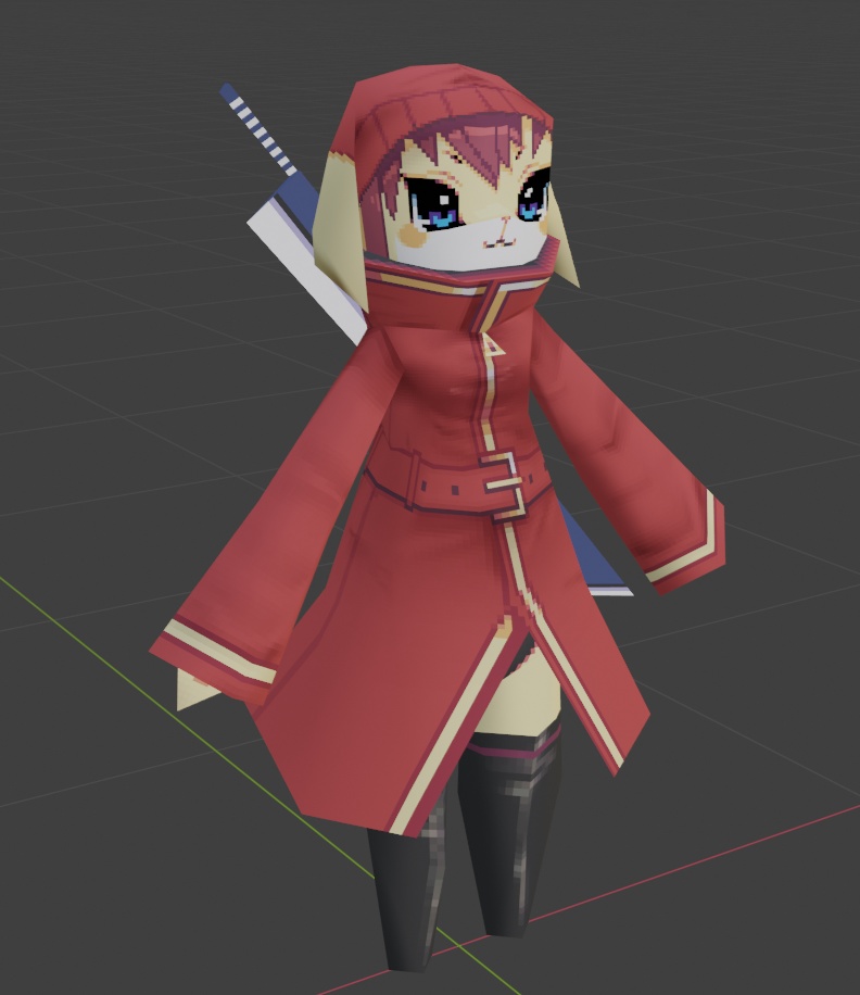 【無料】オリジナルアバターベティー【VRChat想定△256】