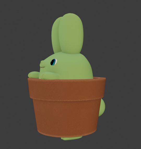 【無料】うさぼてん【VRChat想定アバター】