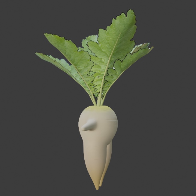 【無料】セクシー大根【VRC想定アバター】