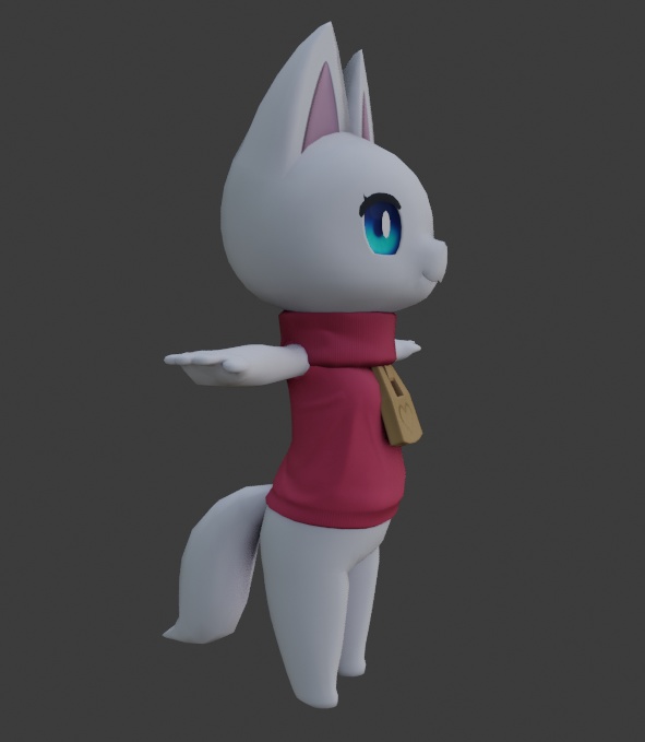 【無料】シロ【VRC想定アバター】