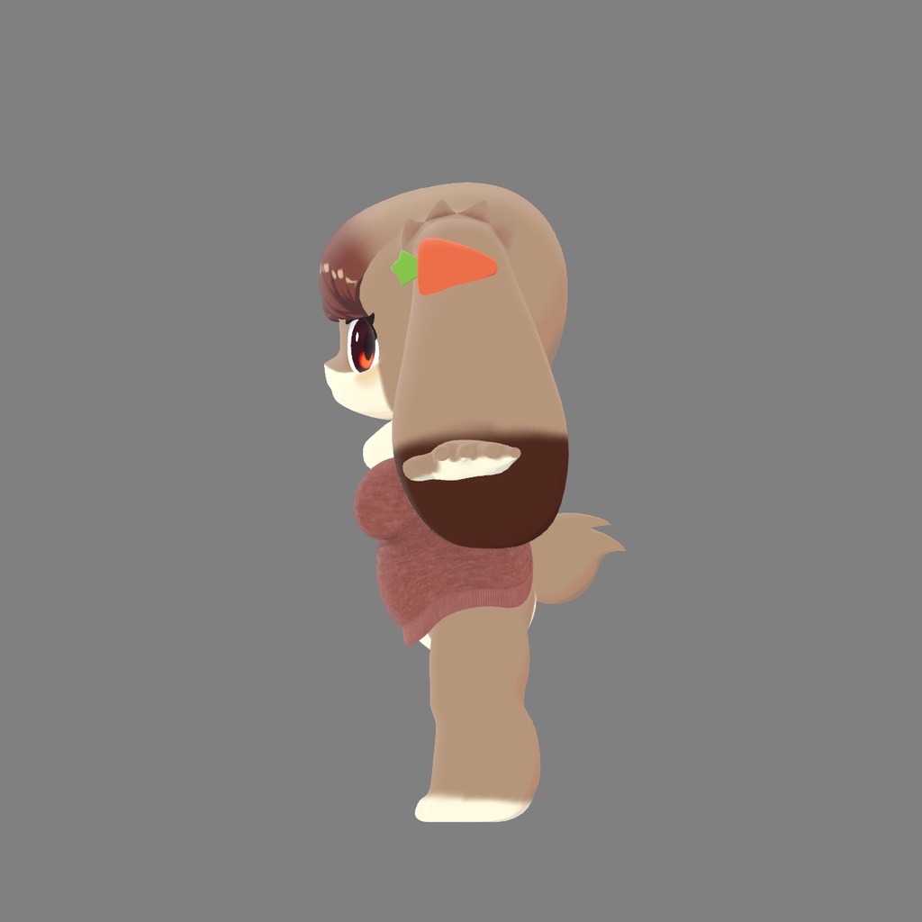 【3Dアバター】モカ【VRC想定】