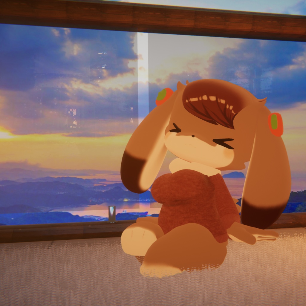 【3Dアバター】モカ【VRC想定】