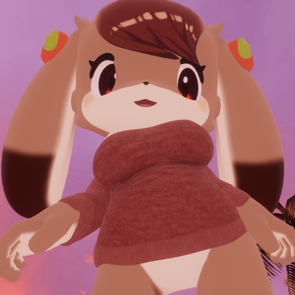 【3Dアバター】モカ【VRC想定】