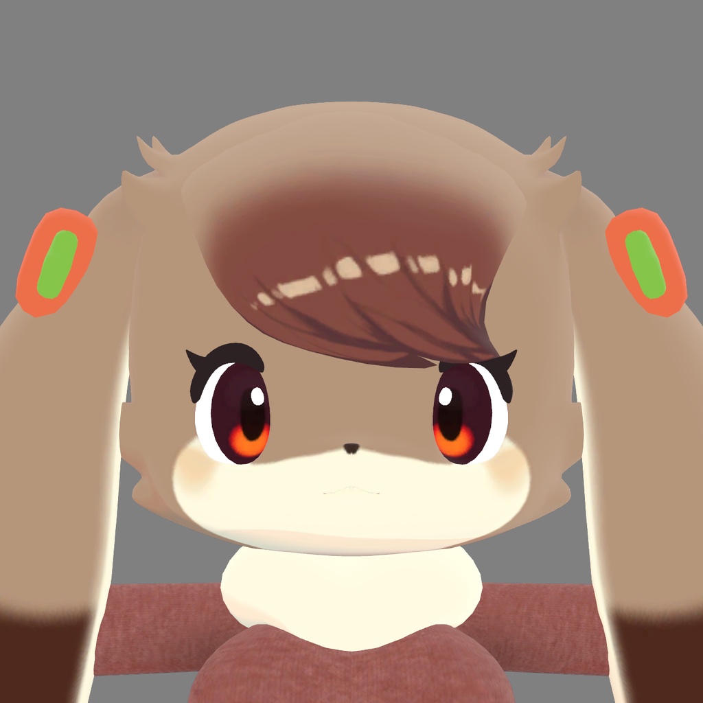 【3Dアバター】モカ【VRC想定】