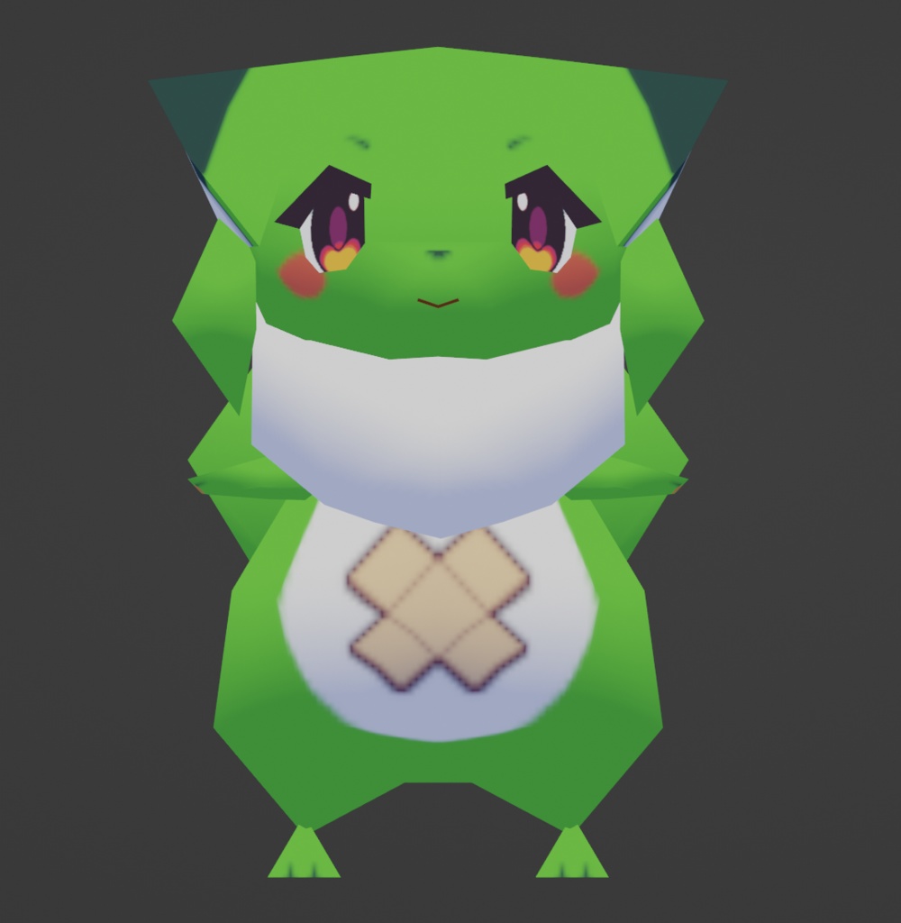 【無料】ホイップローポリver【VRChat想定△256】