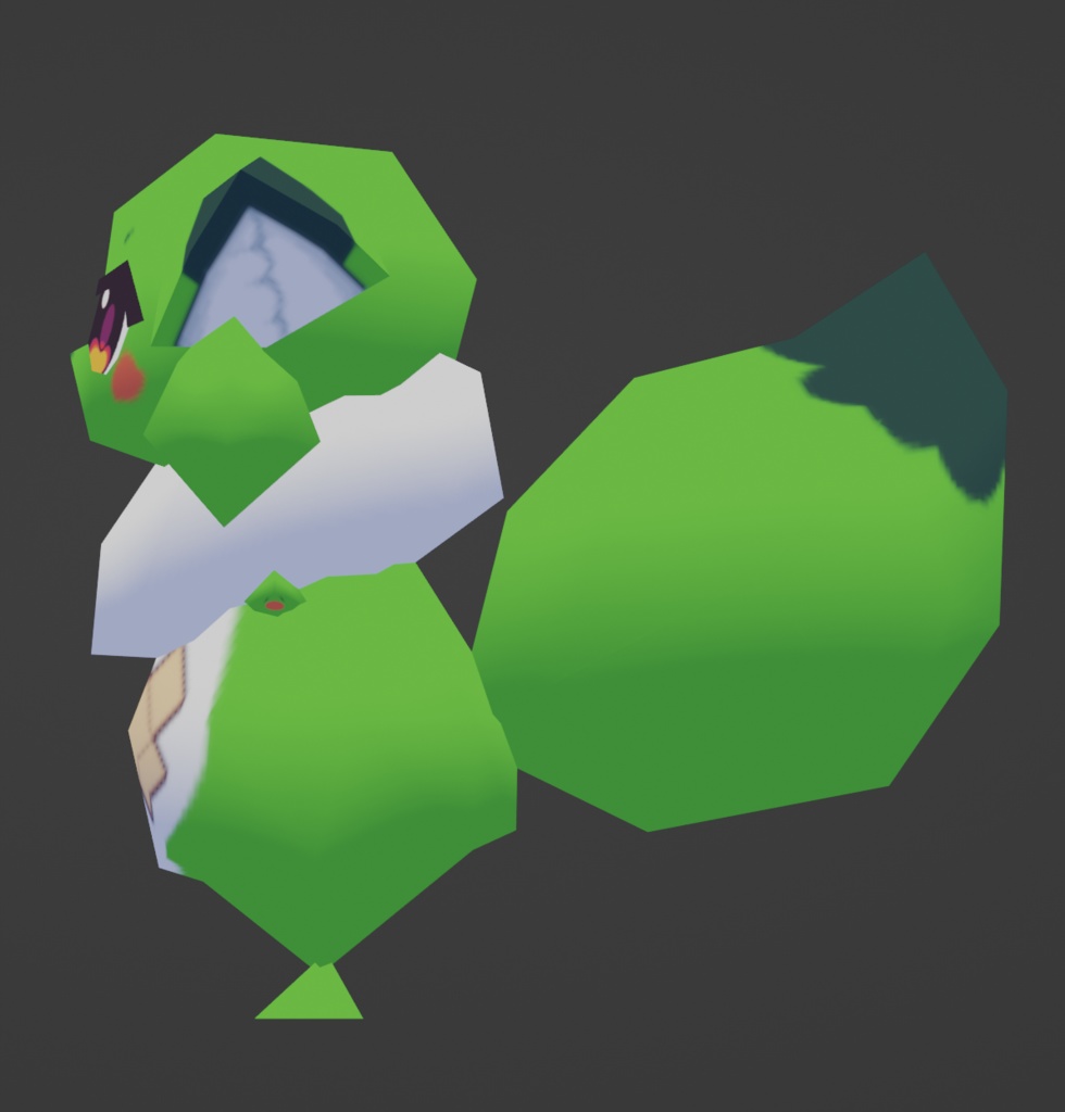 【無料】ホイップローポリver【VRChat想定△256】