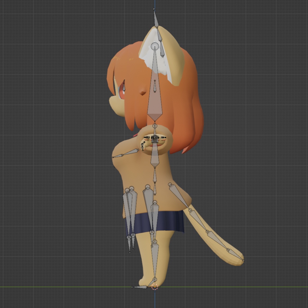 【VRChat想定】野崎ねねこ【3Dアバター】