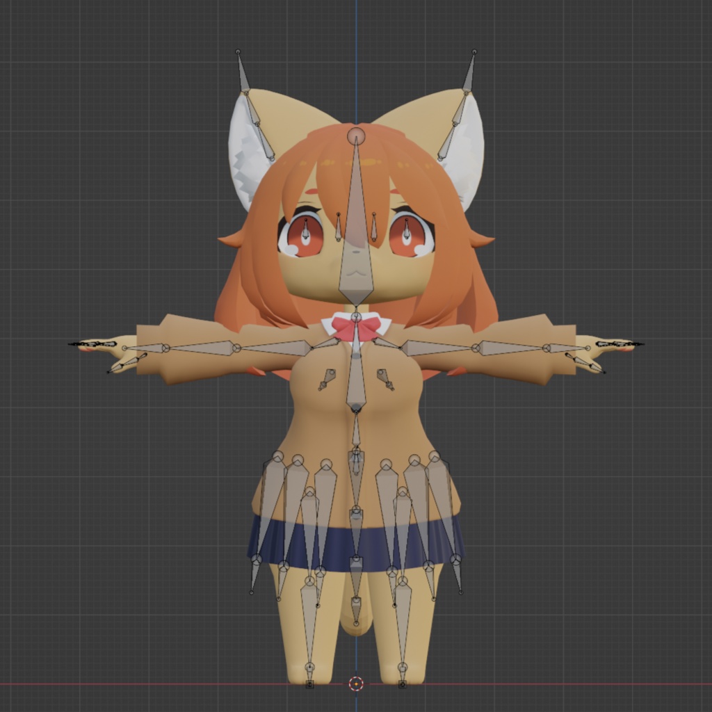 【VRChat想定】野崎ねねこ【3Dアバター】