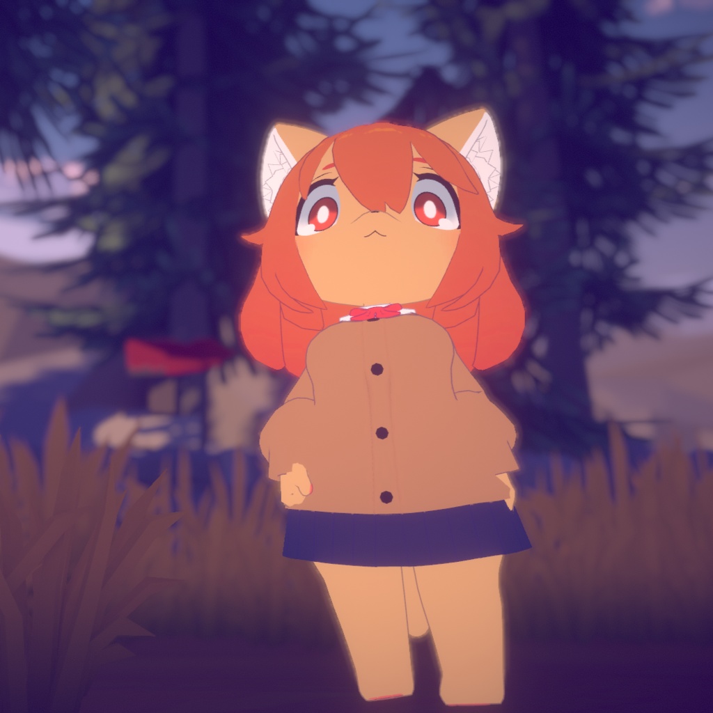 【VRChat想定】野崎ねねこ【3Dアバター】