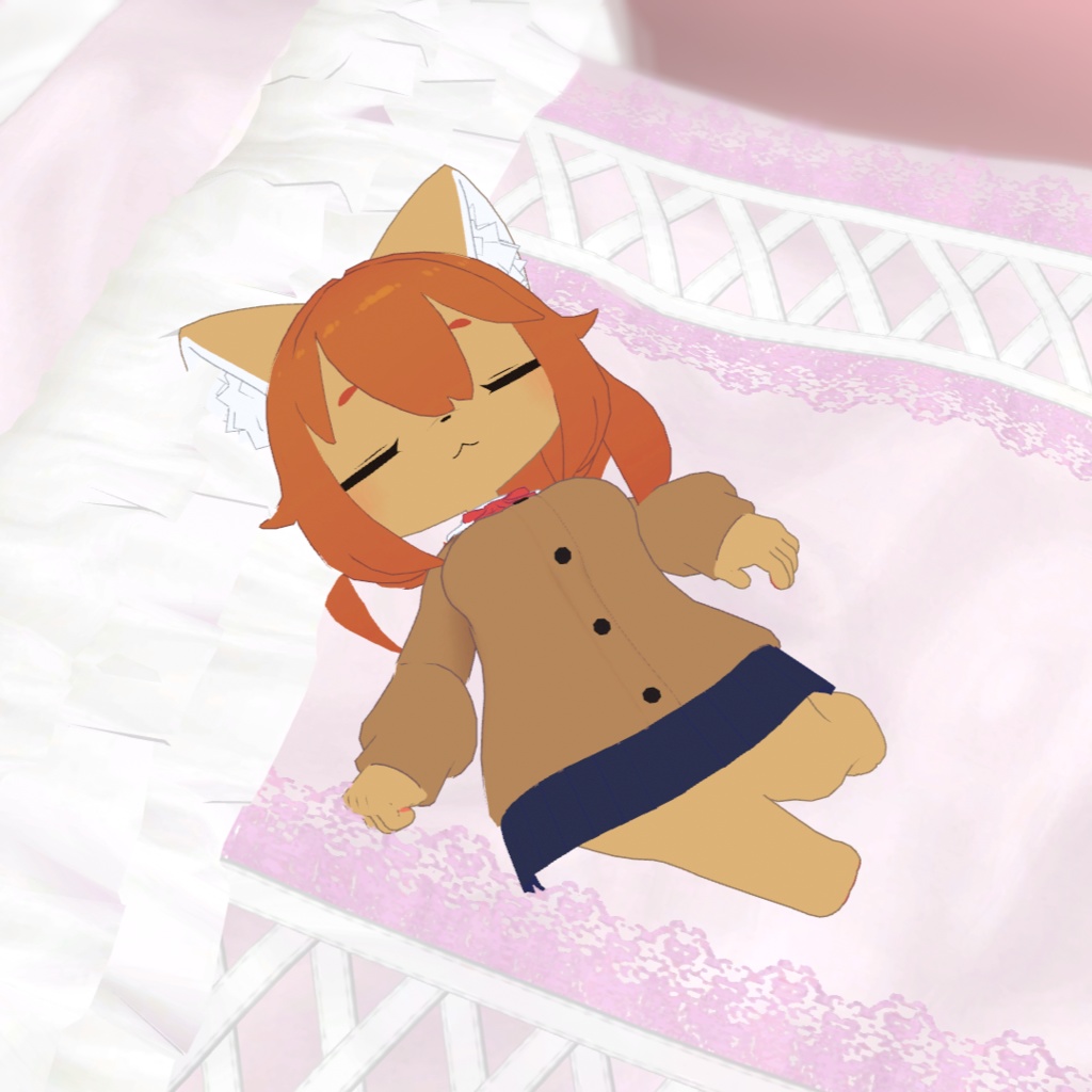 【VRChat想定】野崎ねねこ【3Dアバター】