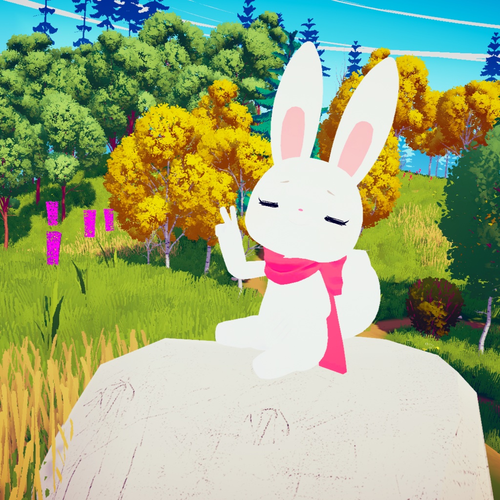 【VRChat想定】しろまる【3Dアバター】