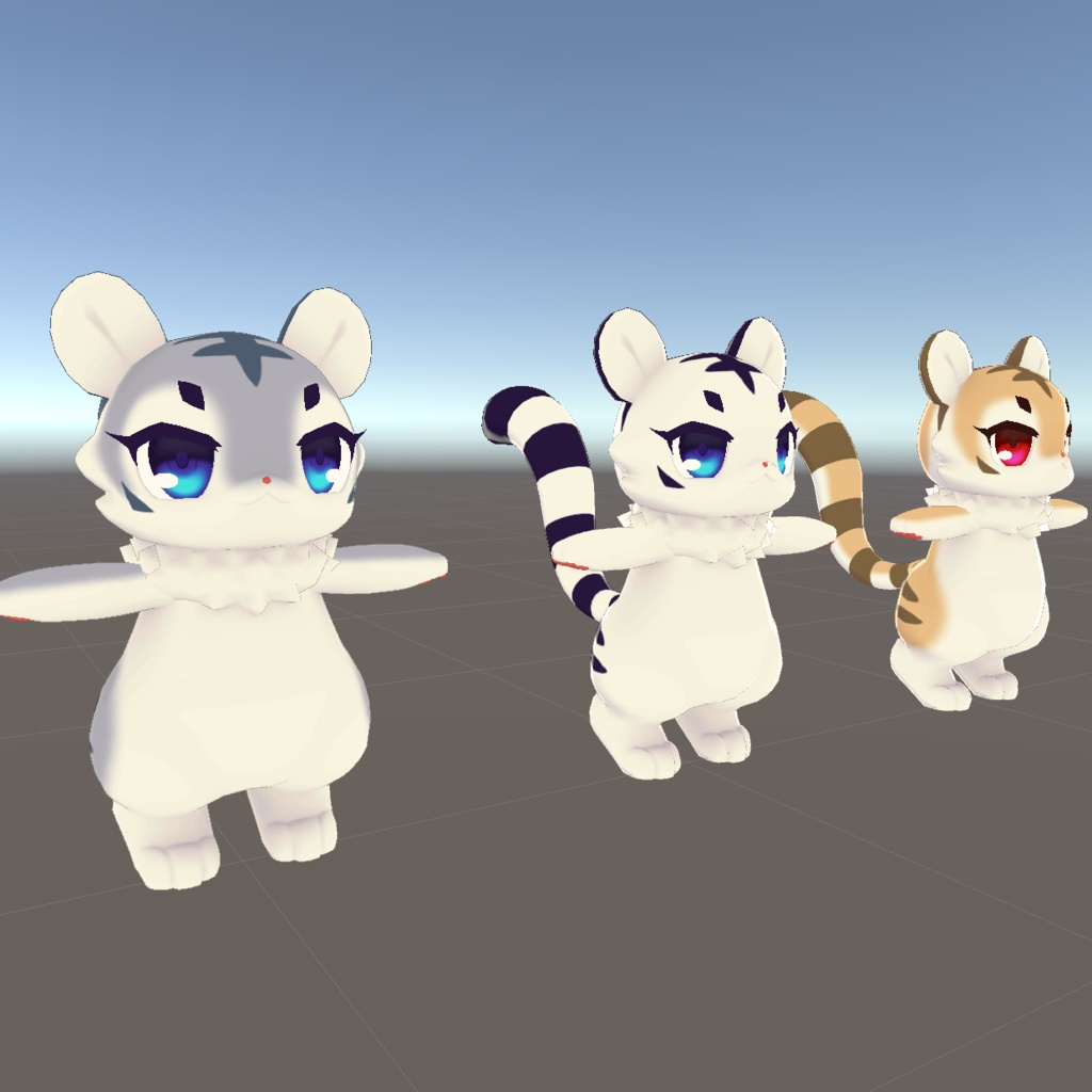 【VRChat想定】みぞれ【3Dアバター】