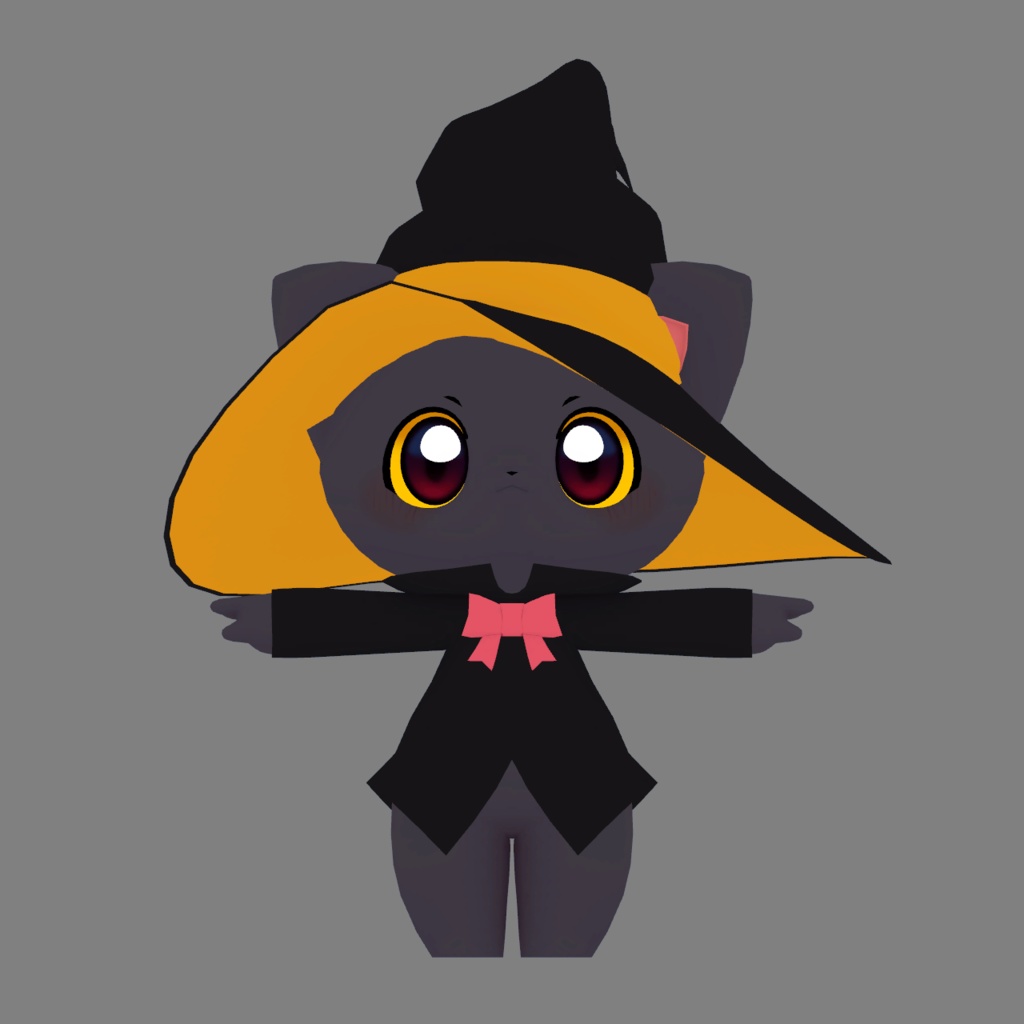 【VRChat想定】にゃんたん【3Dアバター】