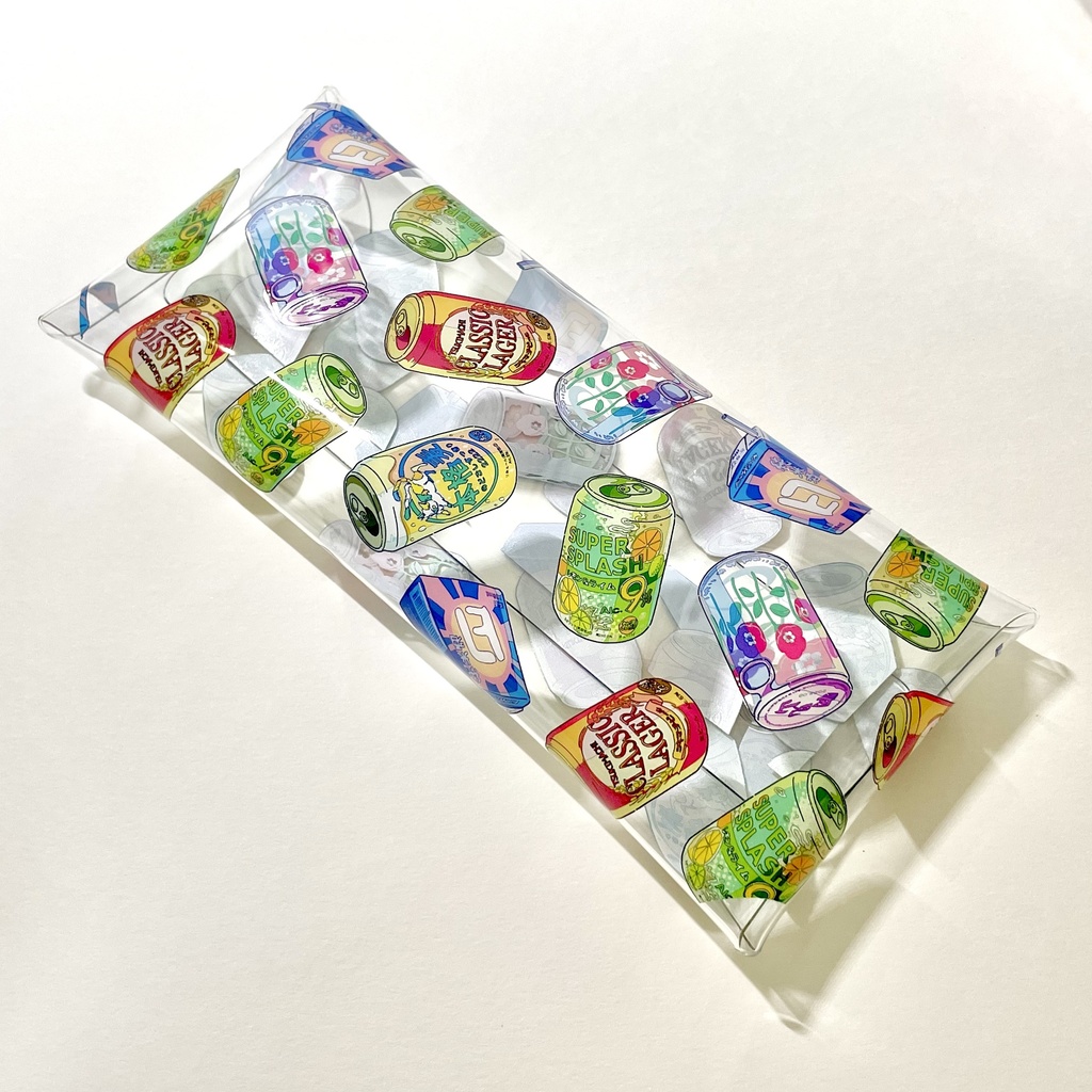 クリアマルチケース/サケサケパラダイス