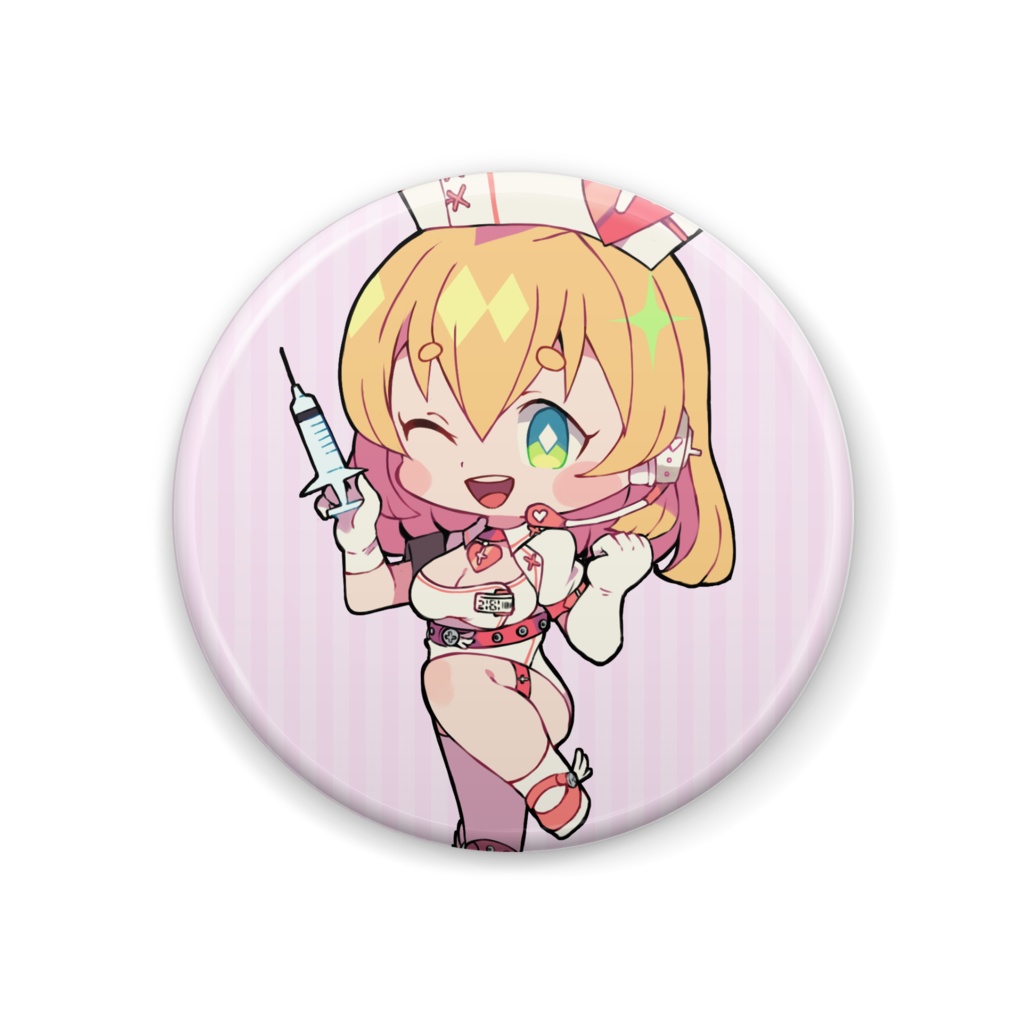 ツイ廃ちゃん 缶バッジ中（ミニキャラ）