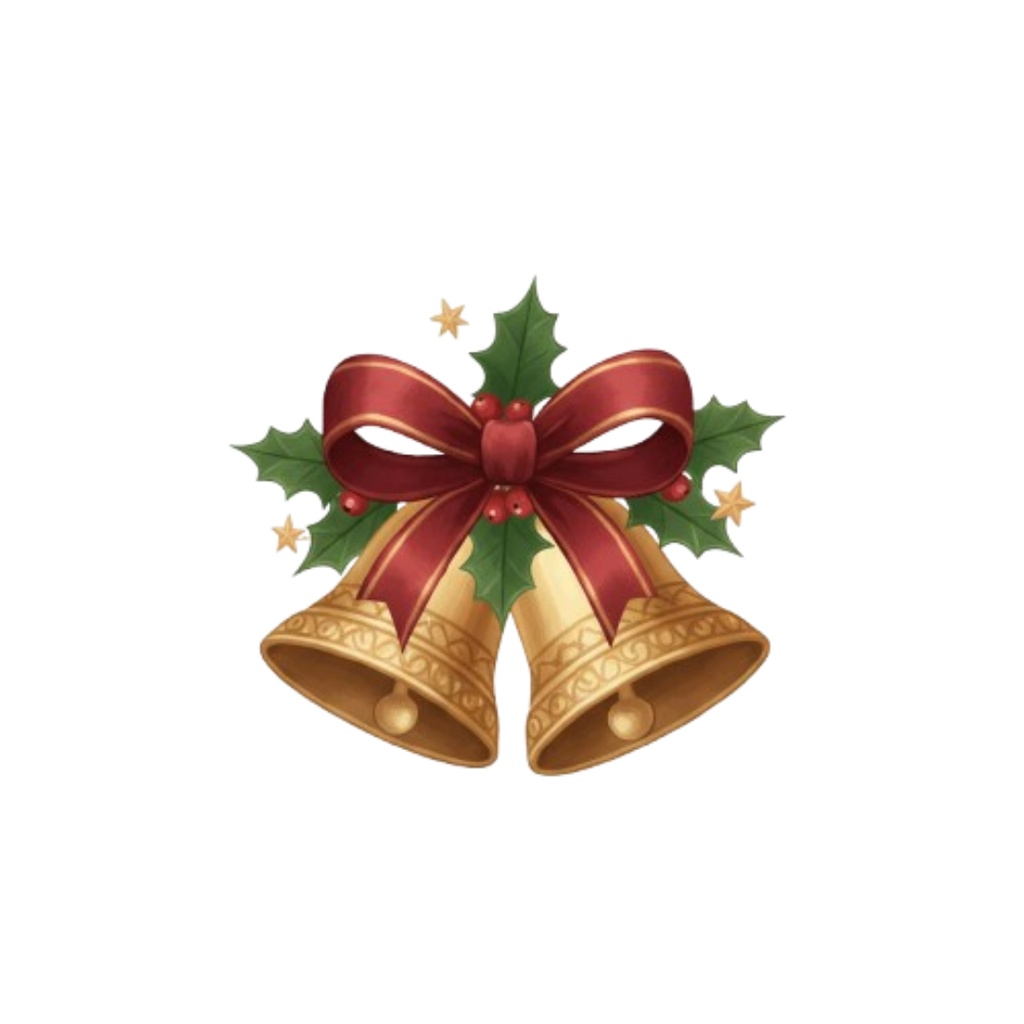 おしゃれなクリスマス クリップアート素材 20点セット|AI生成 PNGデータ|北欧ナチュラル風