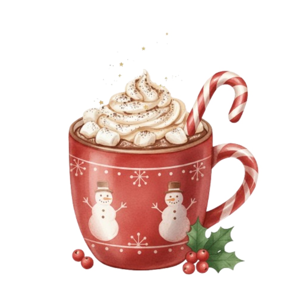 おしゃれなクリスマス クリップアート素材 20点セット|AI生成 PNGデータ|北欧ナチュラル風