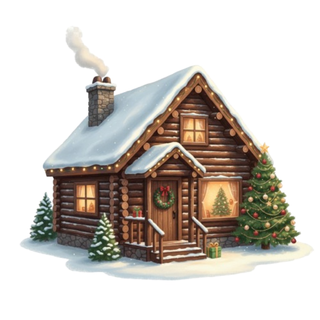 おしゃれなクリスマス クリップアート素材 20点セット|AI生成 PNGデータ|北欧ナチュラル風