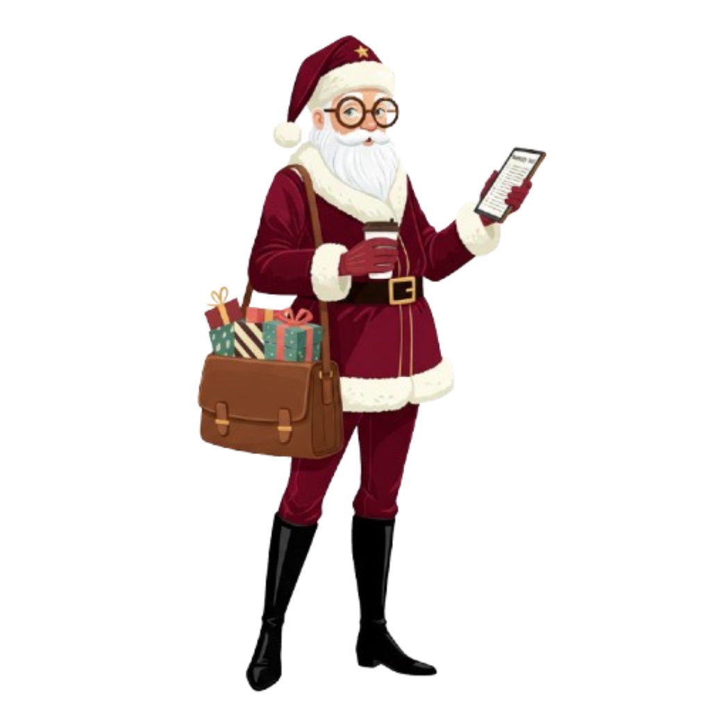 おしゃれなクリスマス クリップアート素材 20点セット|AI生成 PNGデータ|北欧ナチュラル風