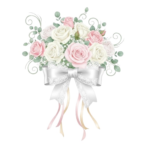 Sweet & Elegant Valentine – Premium Clipart Set(20点・透過PNG) スウィート&エレガント・バレンタイン プレミアム クリップアートセット