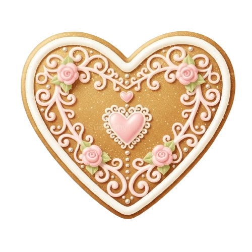 Sweet & Elegant Valentine – Premium Clipart Set(20点・透過PNG) スウィート&エレガント・バレンタイン プレミアム クリップアートセット