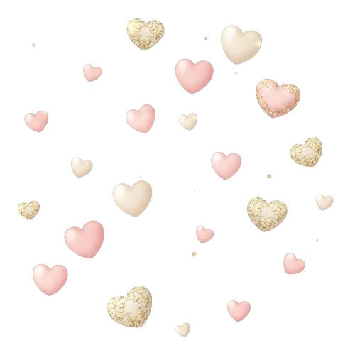 Sweet & Elegant Valentine – Premium Clipart Set(20点・透過PNG) スウィート&エレガント・バレンタイン プレミアム クリップアートセット