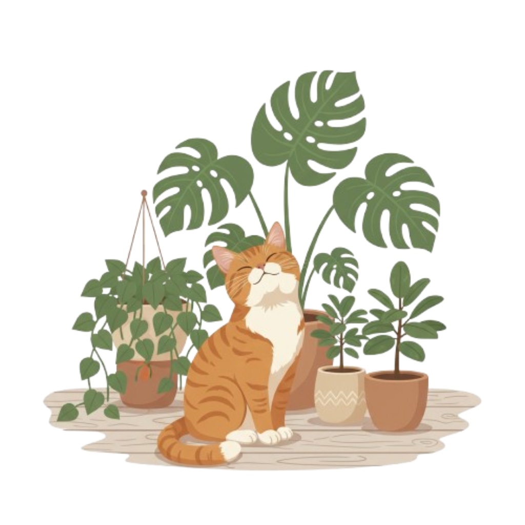 大人カフェと猫のクリップアートセット(20点)