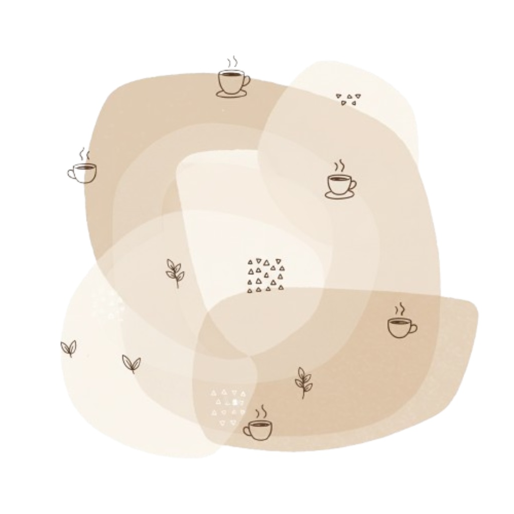 大人カフェと猫のクリップアートセット(20点)