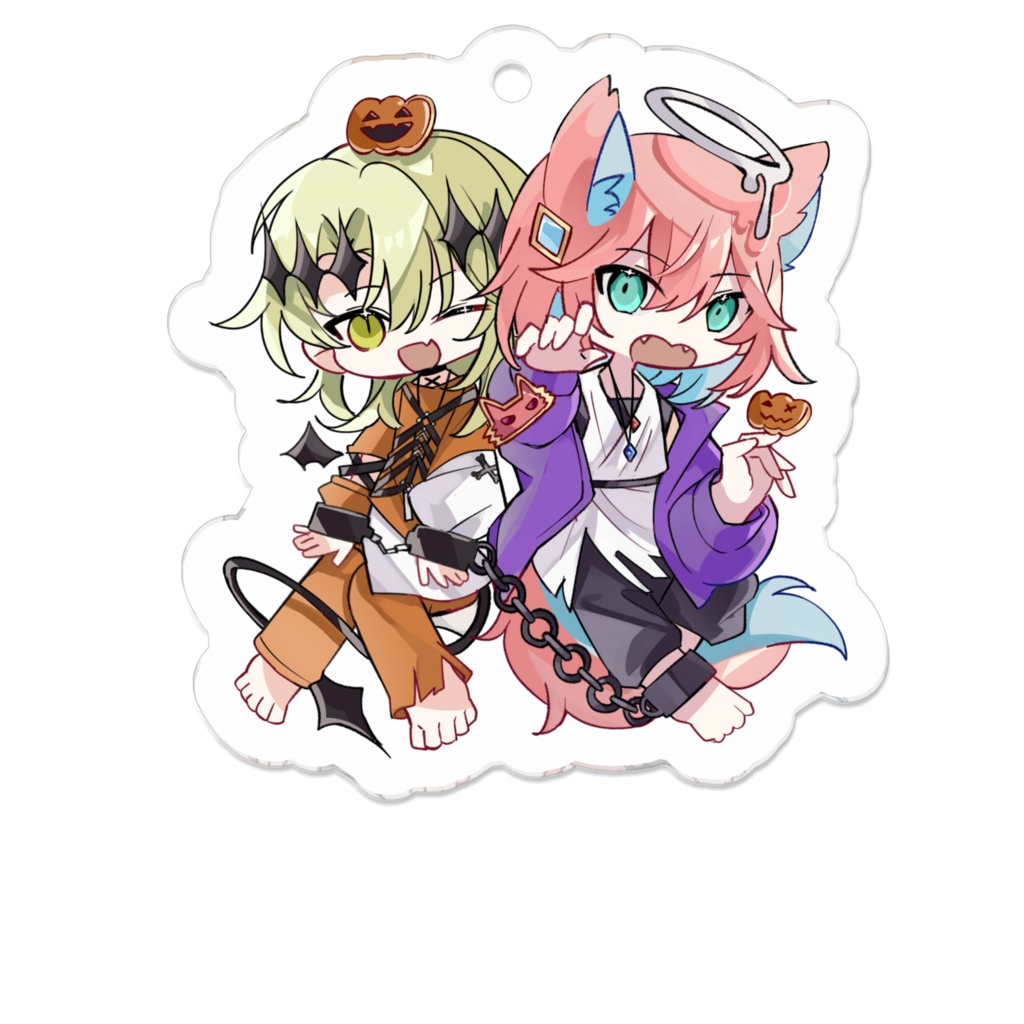 ハロウィンアクキー【みら＆クルクス】