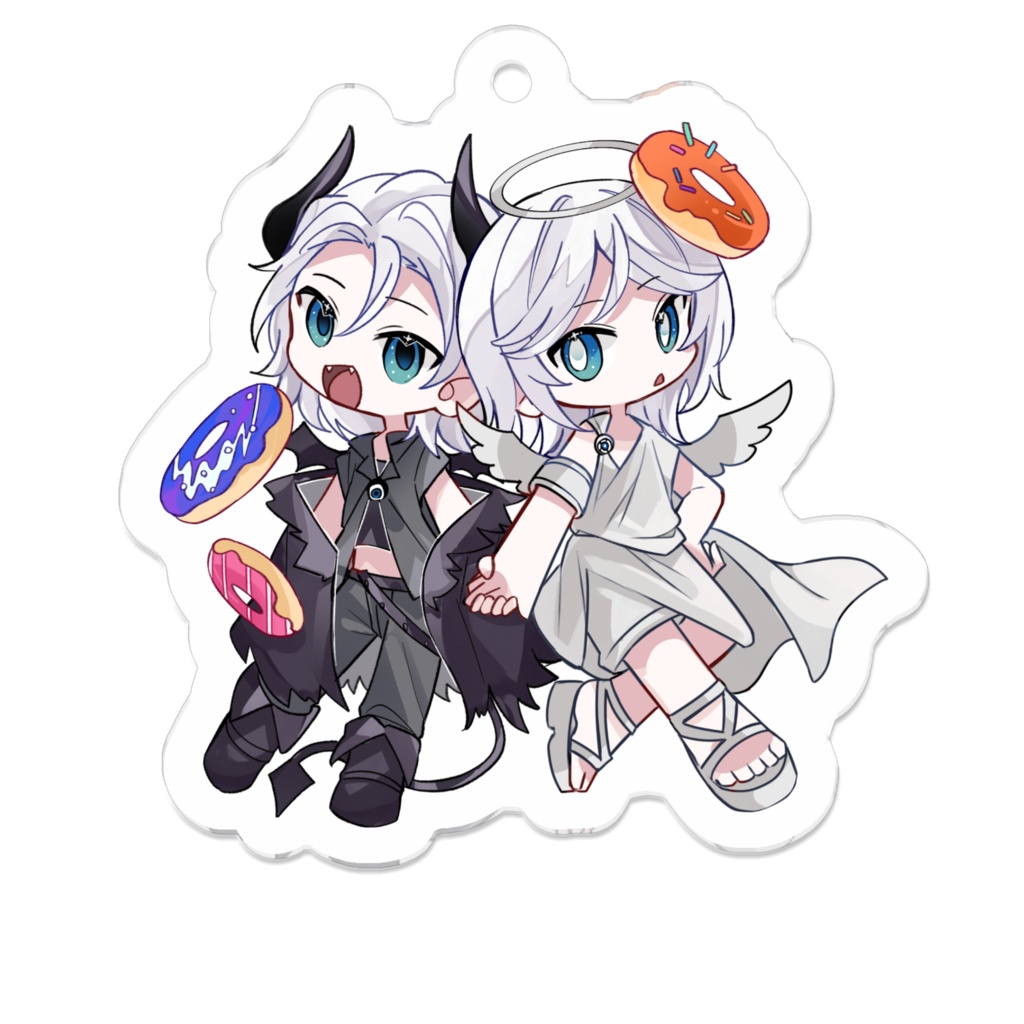 ハロウィンアクキー【怜夢&冥空】