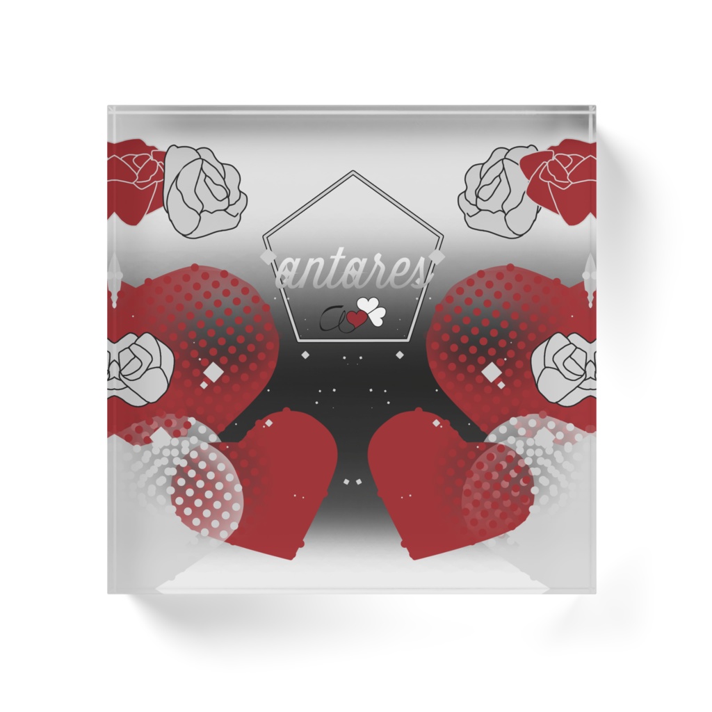 【Antares】アクリルブロック・1st ANNIVERSARY(logo)