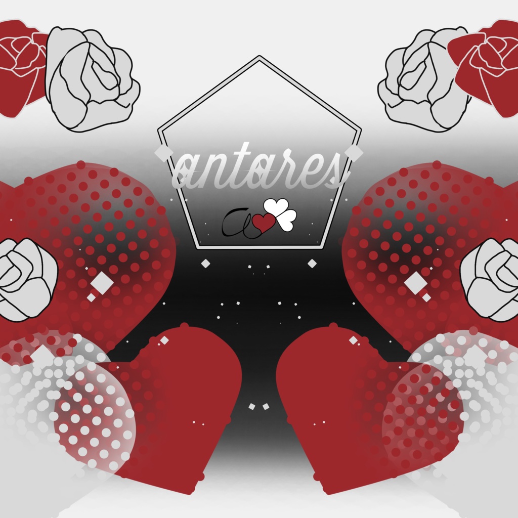 【Antares】アクリルブロック・1st ANNIVERSARY(logo)