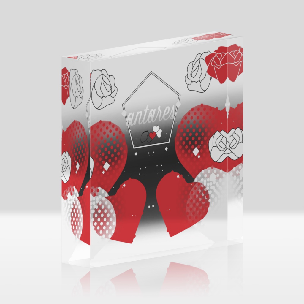 【Antares】アクリルブロック・1st ANNIVERSARY(logo)