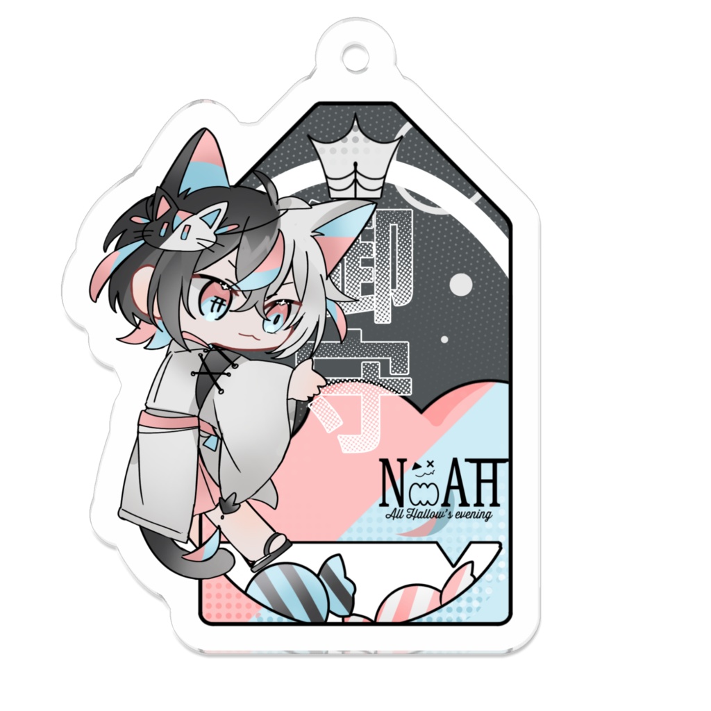 【のあ誕記念】のあ神社 御守り風アクキー