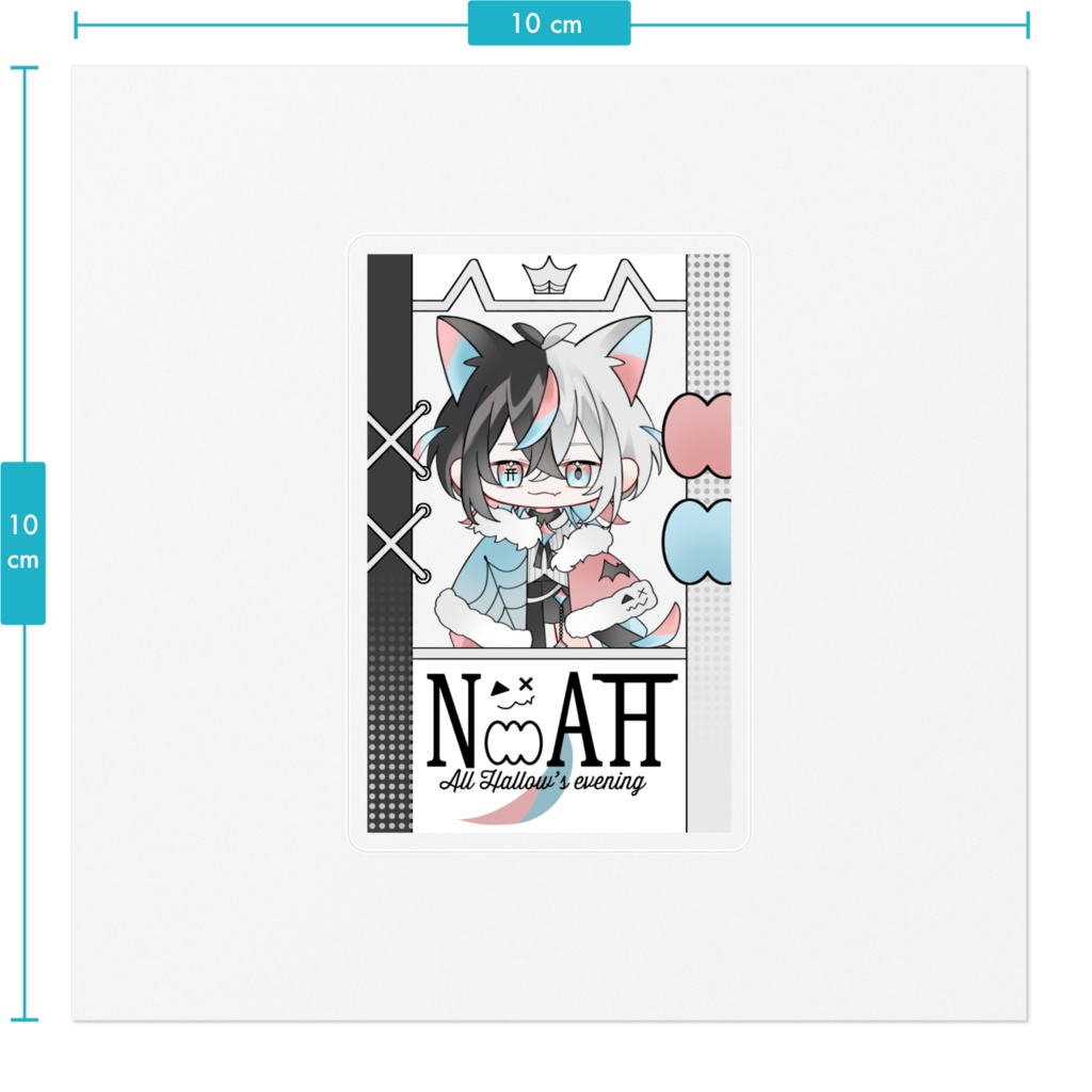 【のあ誕記念】のあ神社 護符風ステッカー(NOAH)