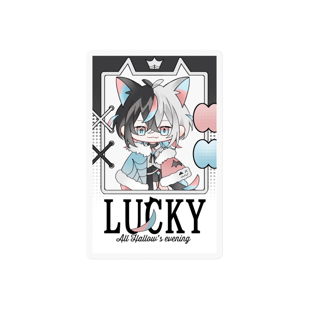 【のあ誕記念】のあ神社 護符風ステッカー(LUCKY)