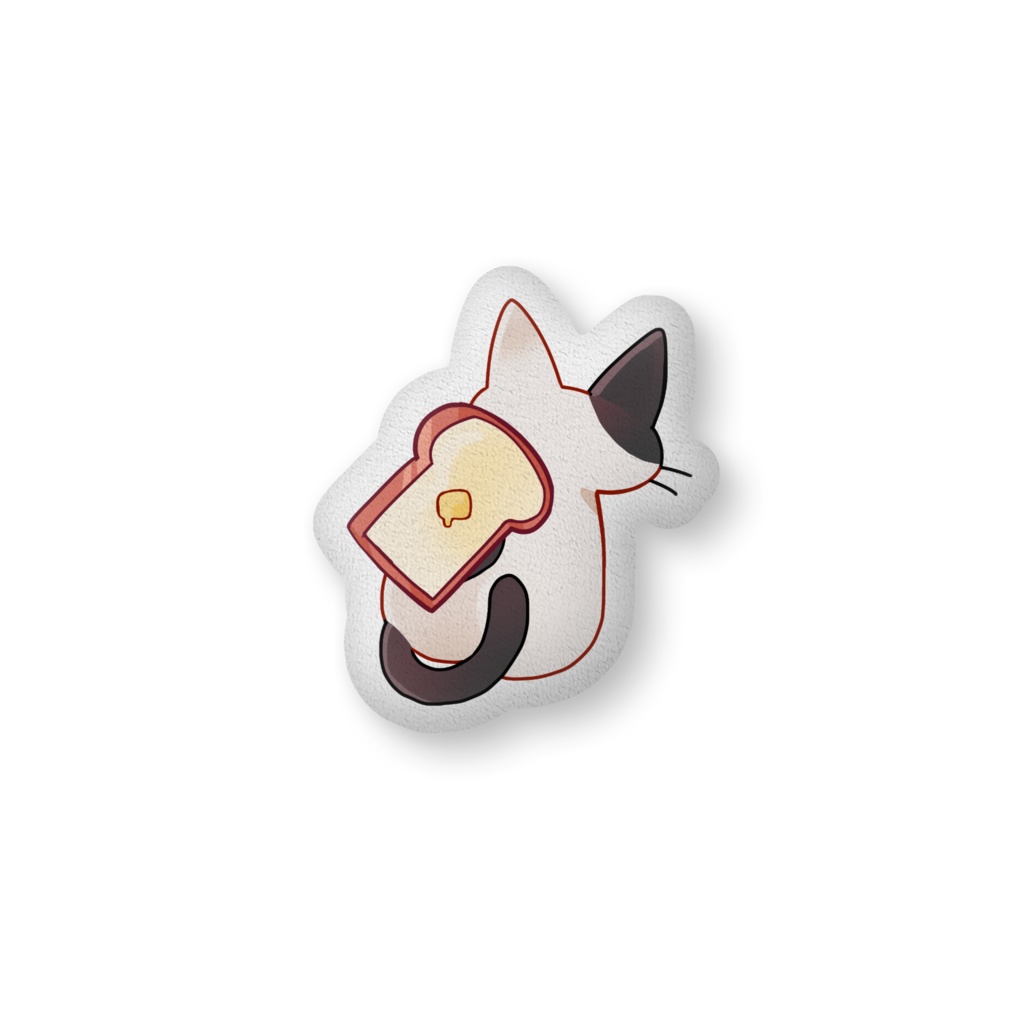 猫バタートーストクッションver2