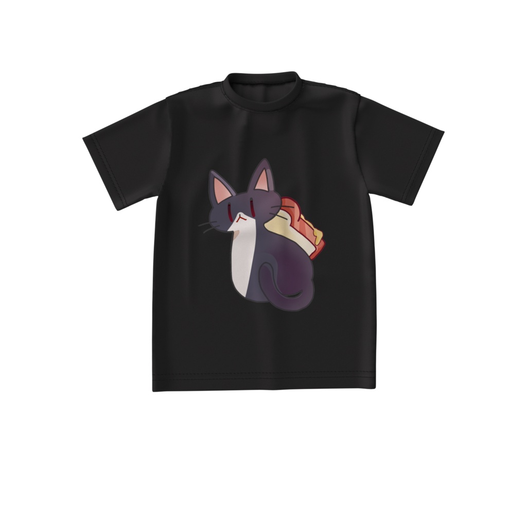 猫ピザトースト ビッグシルエットTシャツ