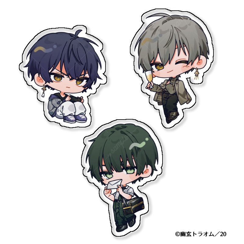 ダイカットシール「幽玄トラオム男子第三弾」