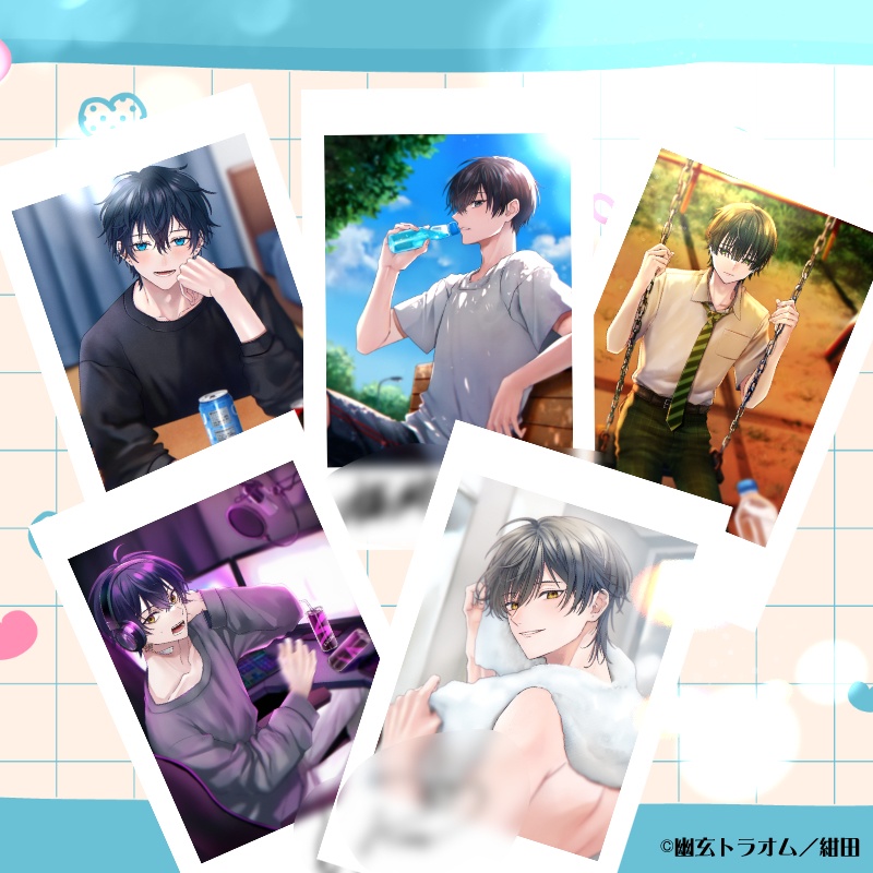 【サイン入り・おまけSS付き】スナップフォトカード「彼をふいうち！」(B)不穏