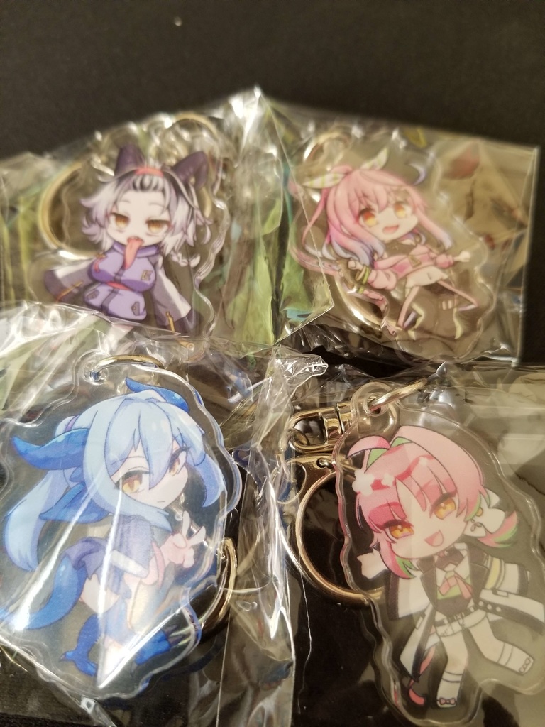 きいろーズアクリルキーホルダー４種セット